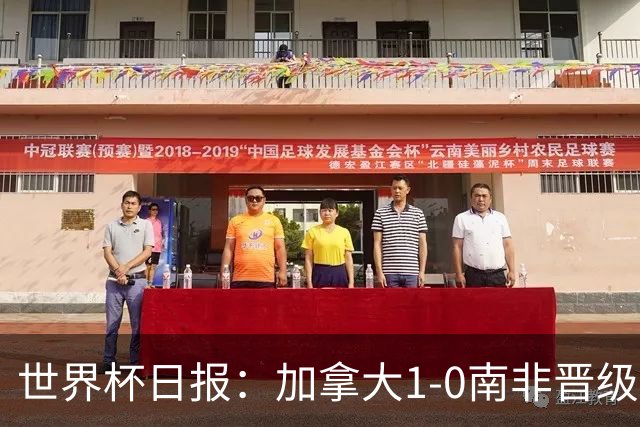世界杯日报：加拿大1-0南非晋级创历史 韩国主帅洪明甫下课